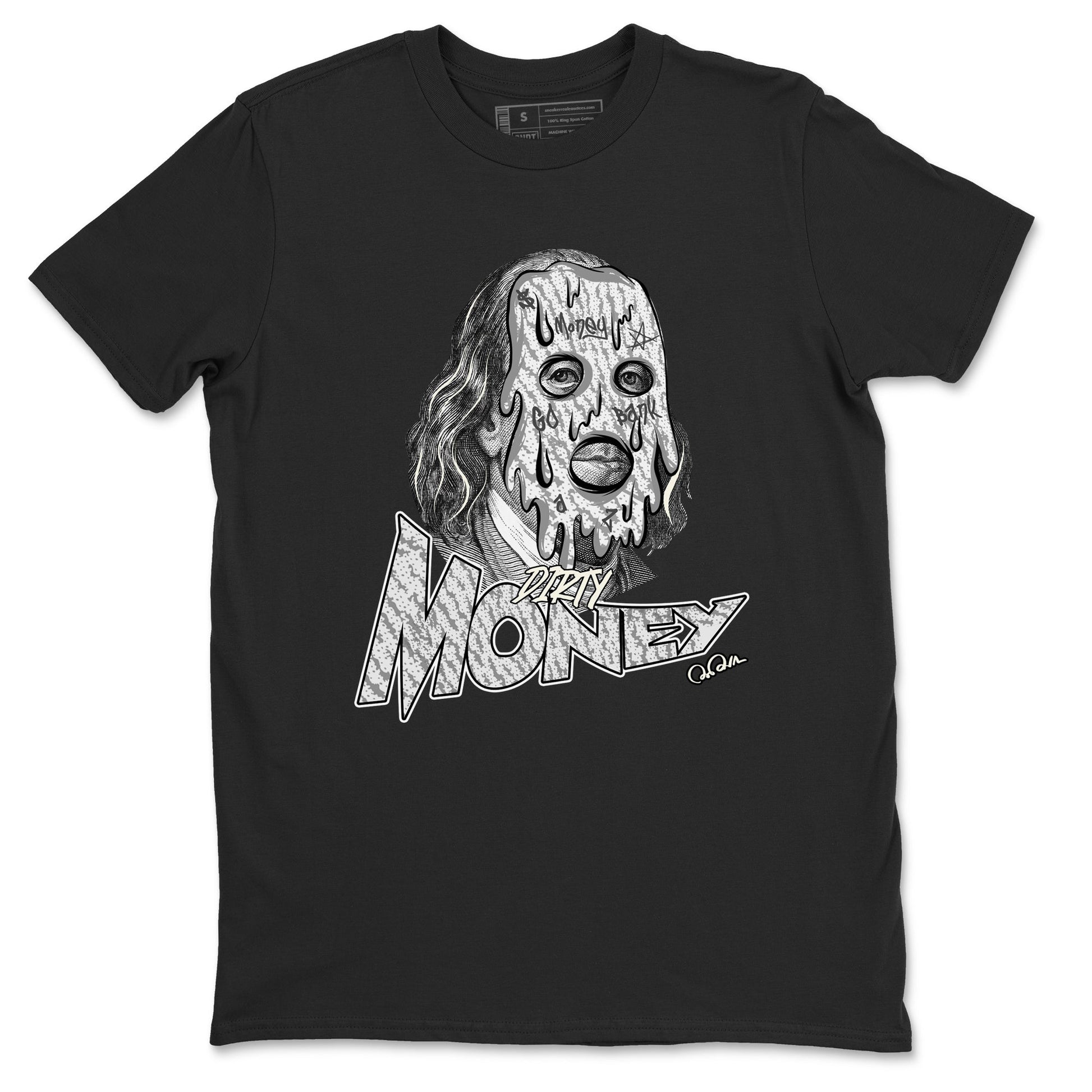Yeezy 350 Static shirt to match jordans Dirty Money sneaker tees Adidas Yeezy 350 Static SNRT Sneaker Release Tees Unisex Black 2 T-Shirt