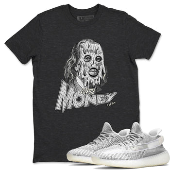 Yeezy 350 Static shirt to match jordans Dirty Money sneaker tees Adidas Yeezy 350 Static SNRT Sneaker Release Tees Unisex Charcoal Heather 1 T-Shirt