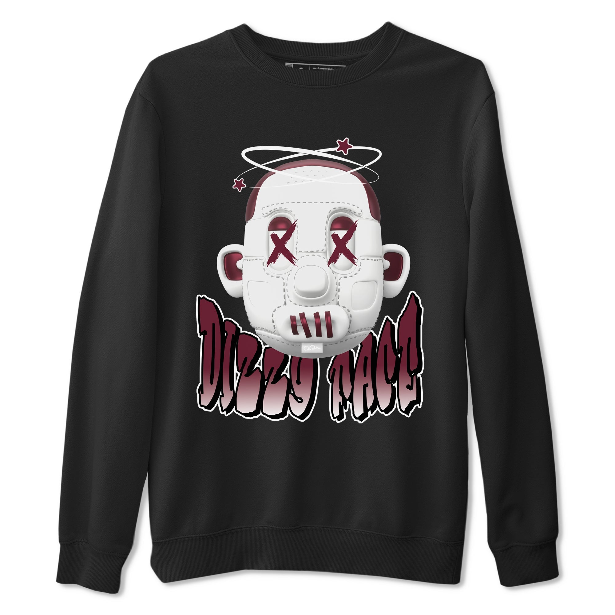 Air Jordan 1 Metallic Burgundy shirt to match jordans Dizzy Face sneaker tees AJ1 Metallic Burgundy SNRT Sneaker Release Tees Unisex Black 2 T-Shirt