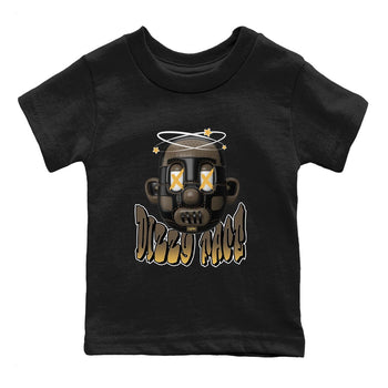 Air Jordan 1 Palomino shirt to match jordans Dizzy Face sneaker tees AJ1 High Palomino SNRT Sneaker Release Tees Baby Toddler Black 2 T-Shirt