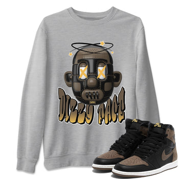 Air Jordan 1 Palomino shirt to match jordans Dizzy Face sneaker tees AJ1 High Palomino SNRT Sneaker Release Tees Unisex Heather Grey 1 T-Shirt