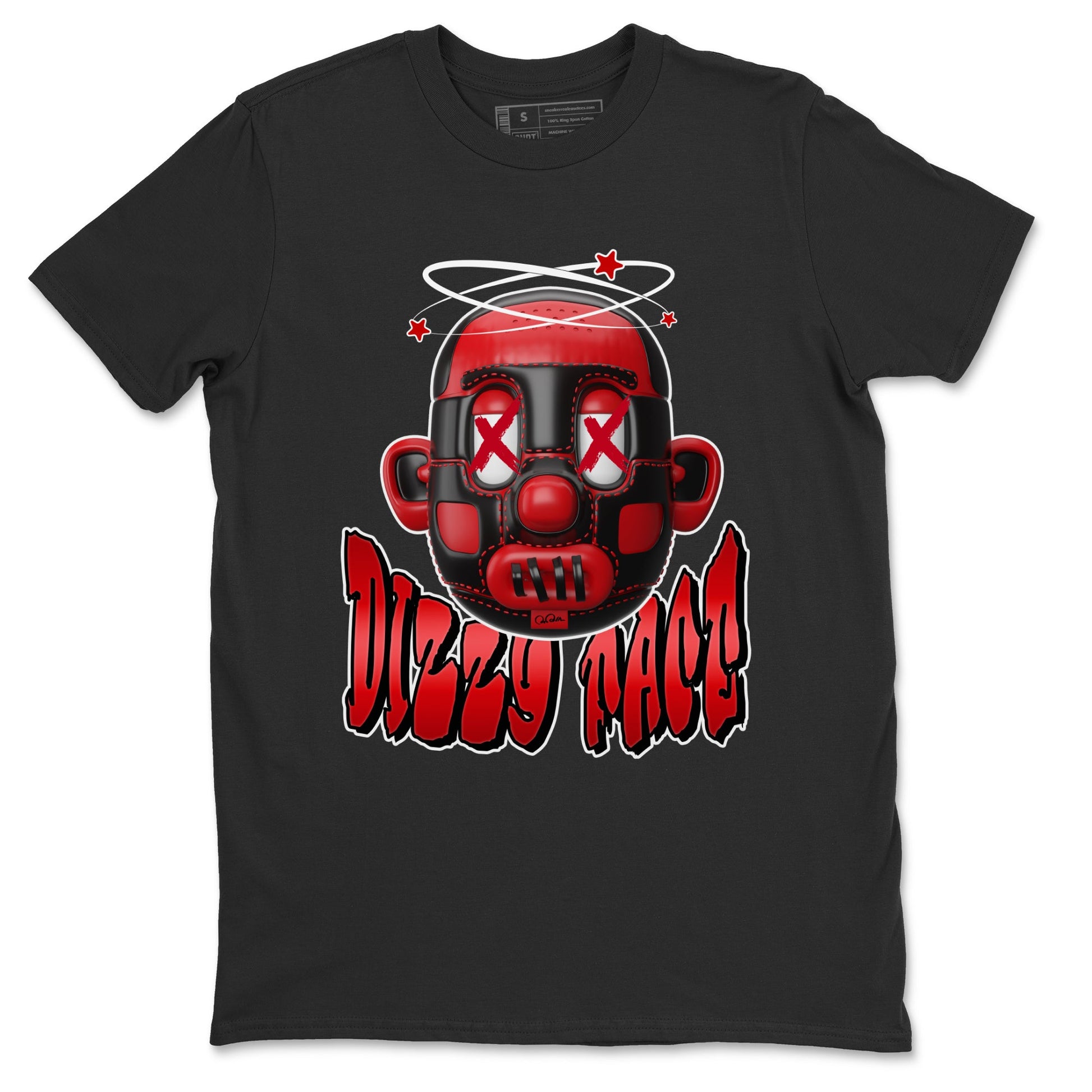 Air Jordan 1 Satin Bred Sneaker Match Tees Dizzy Face Sneaker Tees AJ1 Satin Bred Sneaker Release Tees Unisex Shirts Black 2