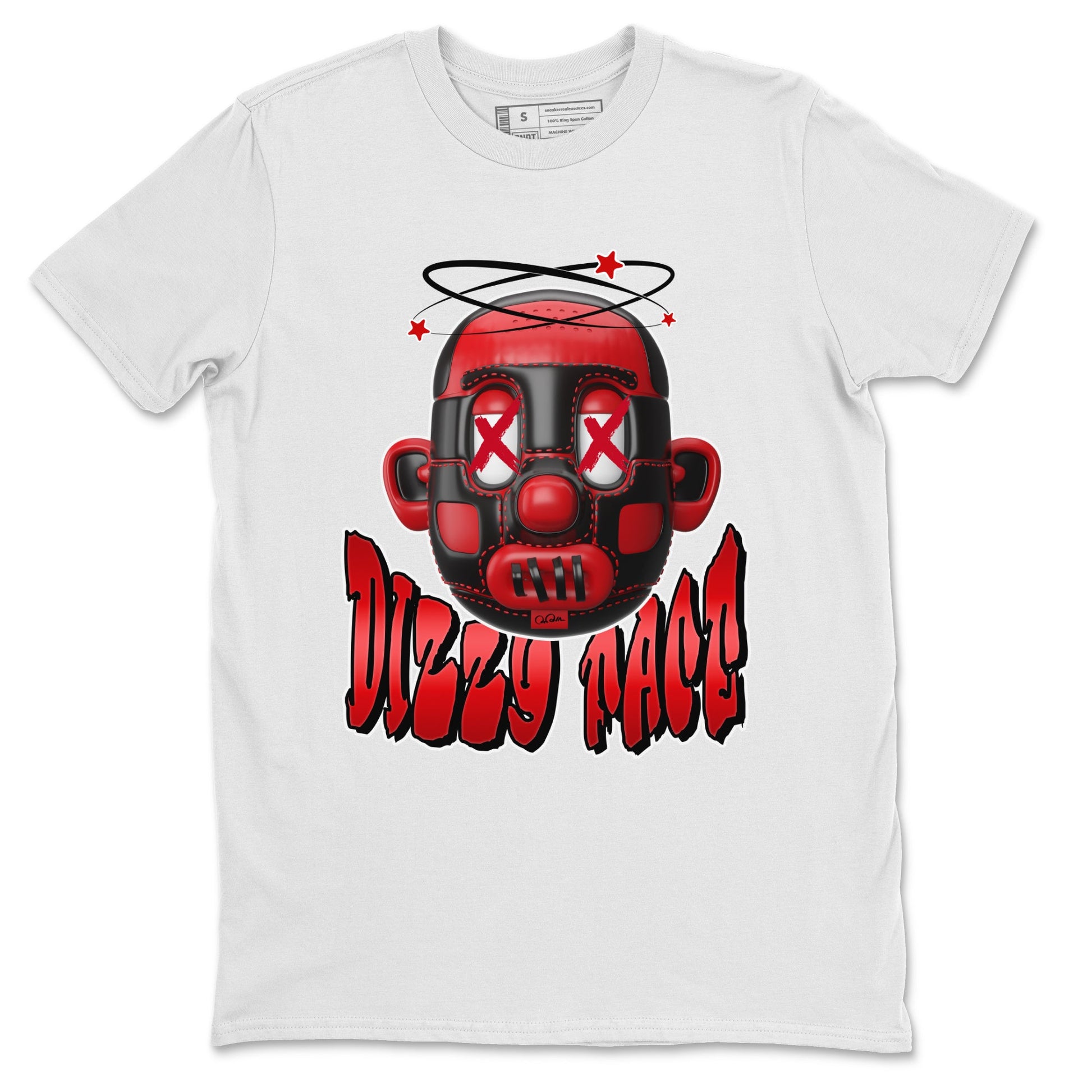 Air Jordan 1 Satin Bred Sneaker Match Tees Dizzy Face Sneaker Tees AJ1 Satin Bred Sneaker Release Tees Unisex Shirts White 2