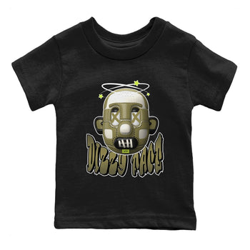 Air Jordan 1 Travis Scott Golf shirt to match jordans Dizzy Face sneaker tees AJ1 lowTravis Scott Golf SNRT Sneaker Release Tees Baby Toddler Black 2 T-Shirt