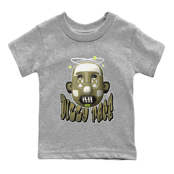 Air Jordan 1 Travis Scott Golf shirt to match jordans Dizzy Face sneaker tees AJ1 lowTravis Scott Golf SNRT Sneaker Release Tees Baby Toddler Heather Grey 2 T-Shirt