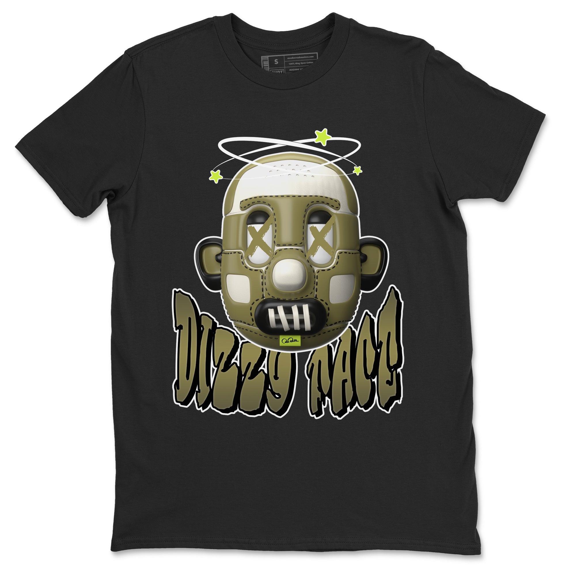 Air Jordan 1 Travis Scott Golf shirt to match jordans Dizzy Face sneaker tees AJ1 lowTravis Scott Golf SNRT Sneaker Release Tees Unisex Black 2 T-Shirt