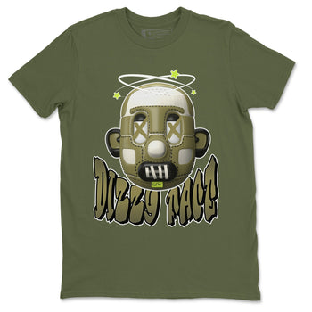 Air Jordan 1 Travis Scott Golf shirt to match jordans Dizzy Face sneaker tees AJ1 lowTravis Scott Golf SNRT Sneaker Release Tees Unisex Military Green 2 T-Shirt