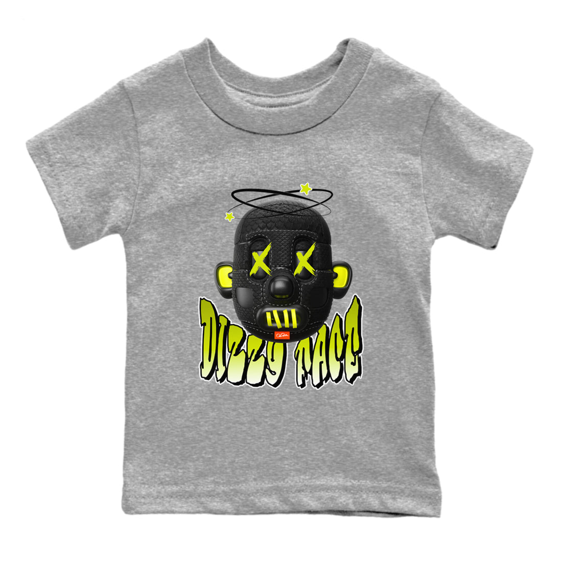 Dunk Mid Premium shirt to match jordans Dizzy Face sneaker tees halloween horror nights Nike Dunk Halloween SNRT Sneaker Release Tees Baby Toddler Heather Grey 2 T-Shirt