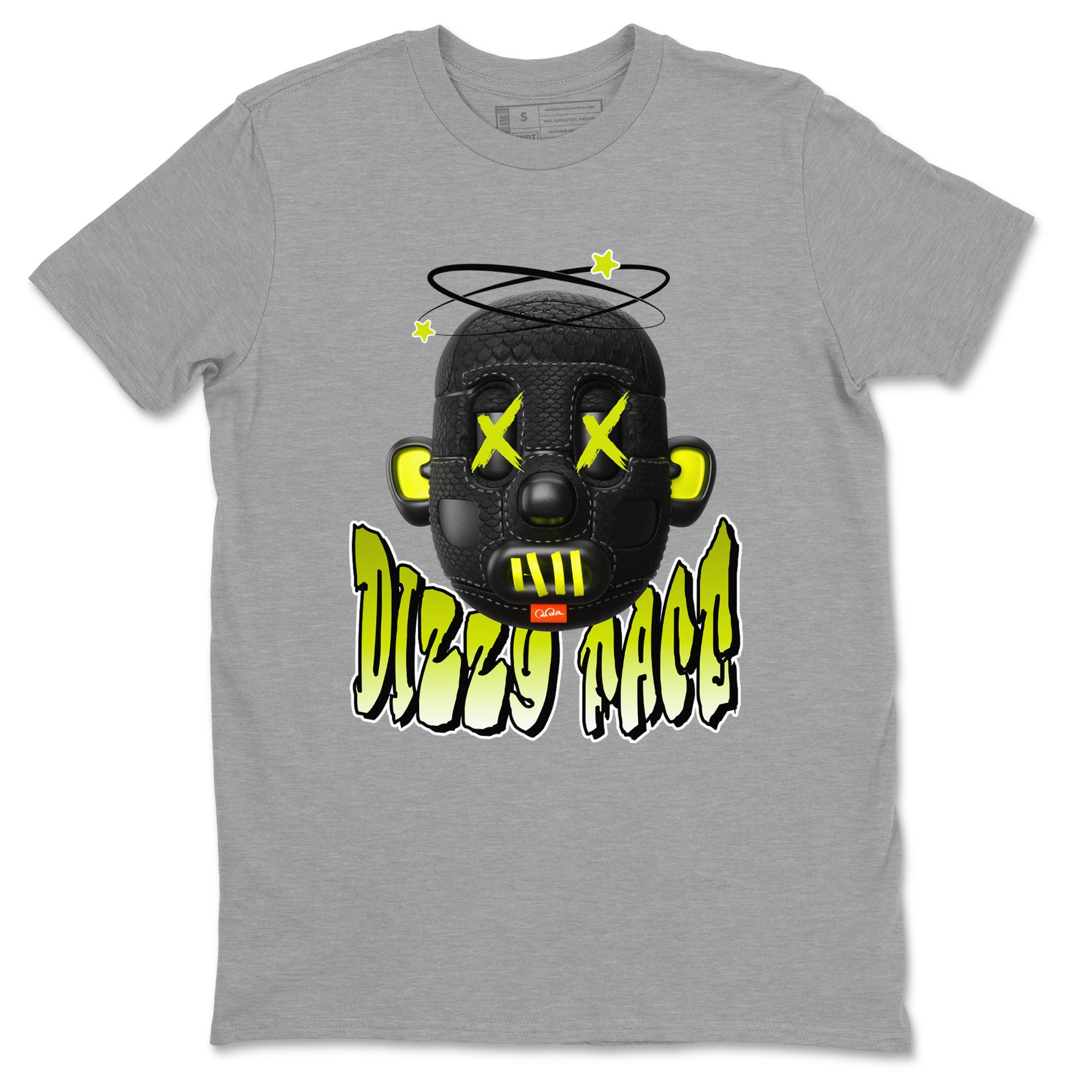 Dunk Mid Premium shirt to match jordans Dizzy Face sneaker tees halloween horror nights Nike Dunk Halloween SNRT Sneaker Release Tees Unisex Heather Grey 2 T-Shirt