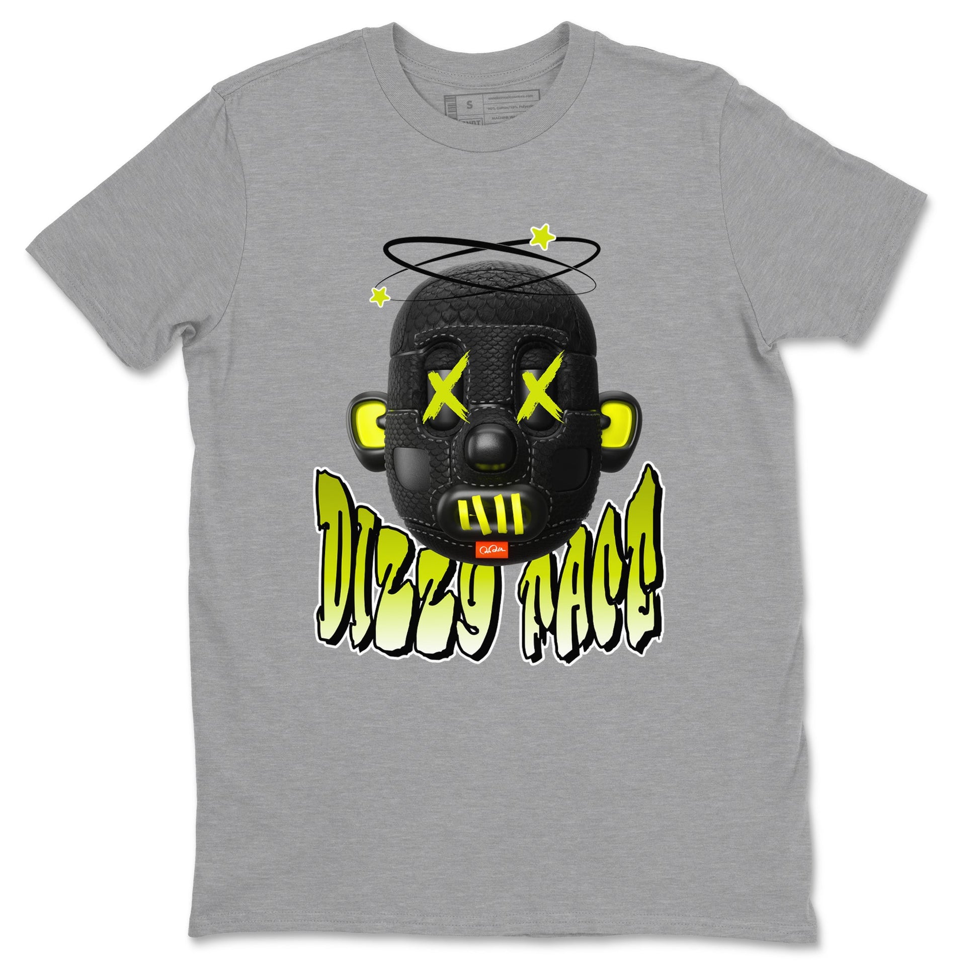 Dunk Mid Premium shirt to match jordans Dizzy Face sneaker tees halloween horror nights Nike Dunk Halloween SNRT Sneaker Release Tees Unisex Heather Grey 2 T-Shirt