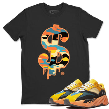 Yeezy 700 Sun Sneaker Match Tees Dollar Camo Sneaker Tees Yeezy 700 Sun Sneaker Release Tees Unisex Shirts
