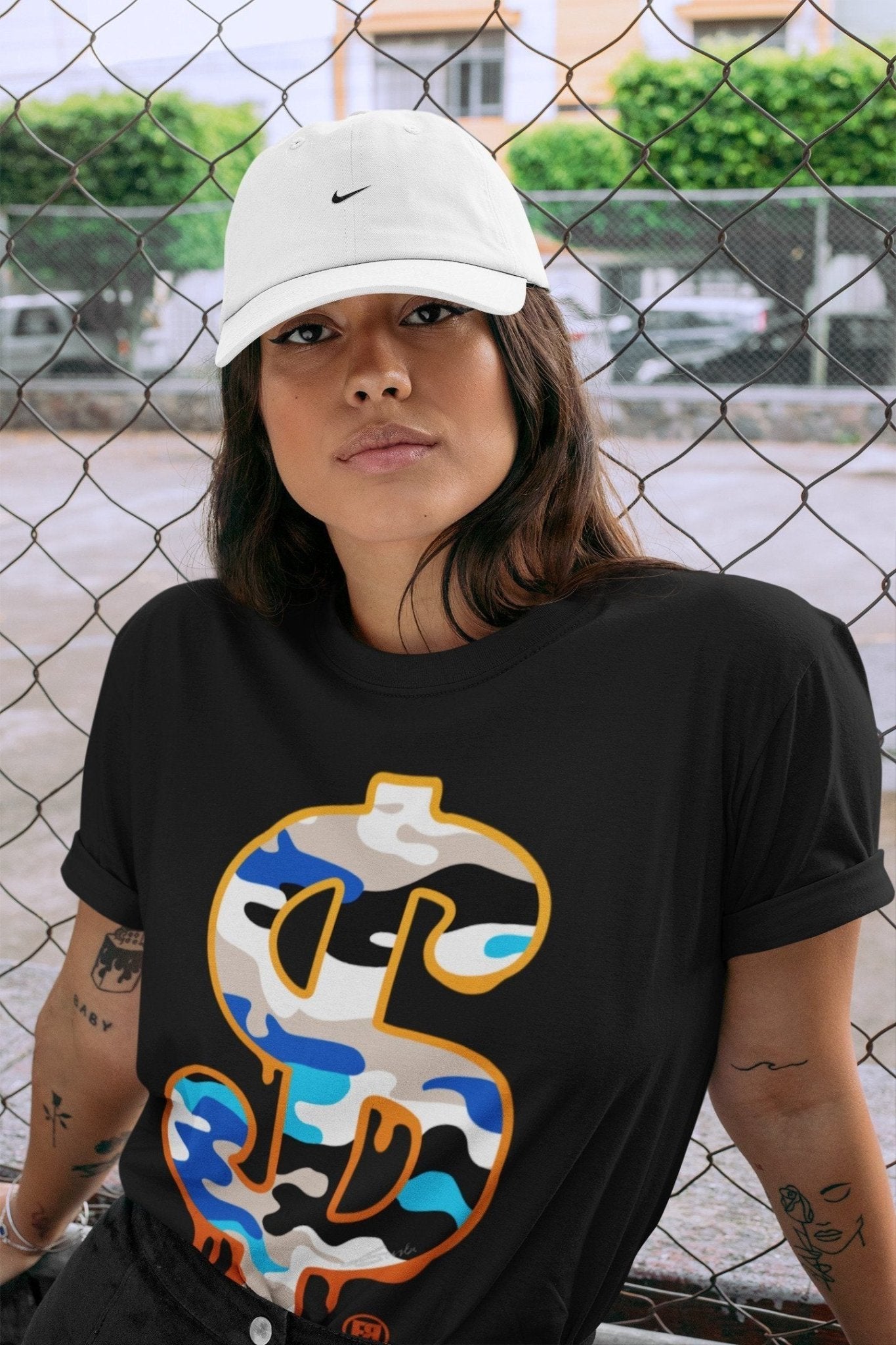 Jordan 1 Prototype Sneaker Match Tees Dollar Camo Sneaker Tees Jordan 1 Prototype Sneaker Release Tees Unisex Shirts