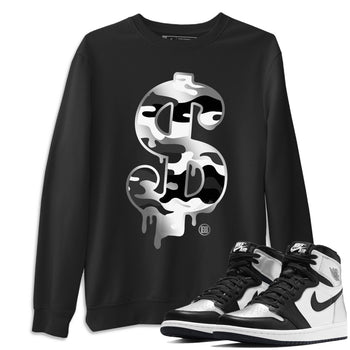 Jordan 1 Silver Toe Sneaker Match Tees Dollar Camo Sneaker Tees Jordan 1 Silver Toe Sneaker Release Tees Unisex Shirts