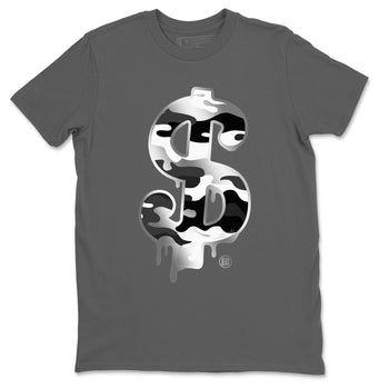 Jordan 1 Silver Toe Sneaker Match Tees Dollar Camo Sneaker Tees Jordan 1 Silver Toe Sneaker Release Tees Unisex Shirts