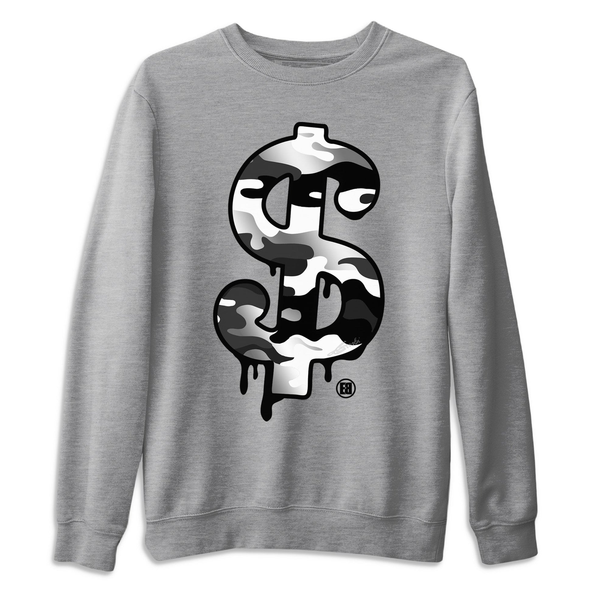 Jordan 1 Silver Toe Sneaker Match Tees Dollar Camo Sneaker Tees Jordan 1 Silver Toe Sneaker Release Tees Unisex Shirts