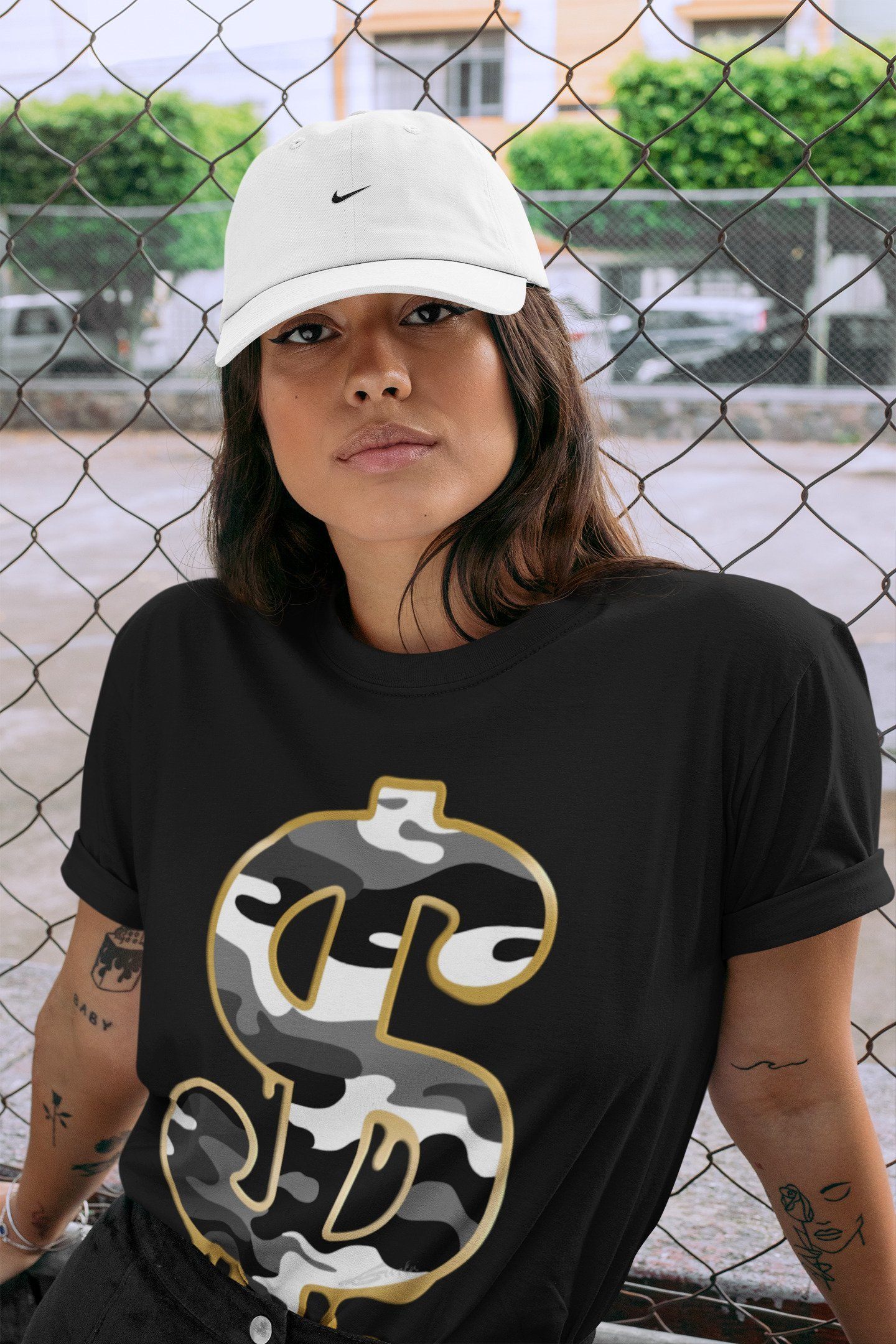 Black Royalty Mesh Baseball T Shirt, Tops