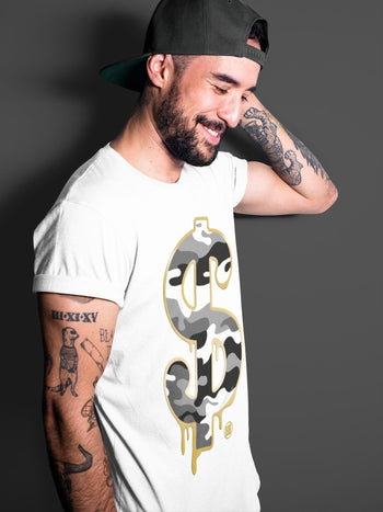 Jordan 12 Royalty Sneaker Match Tees Dollar Camo Sneaker Tees Jordan 12 Royalty Sneaker Release Tees Unisex Shirts