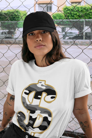 Jordan 12 Royalty Sneaker Match Tees Dollar Camo Sneaker Tees Jordan 12 Royalty Sneaker Release Tees Unisex Shirts