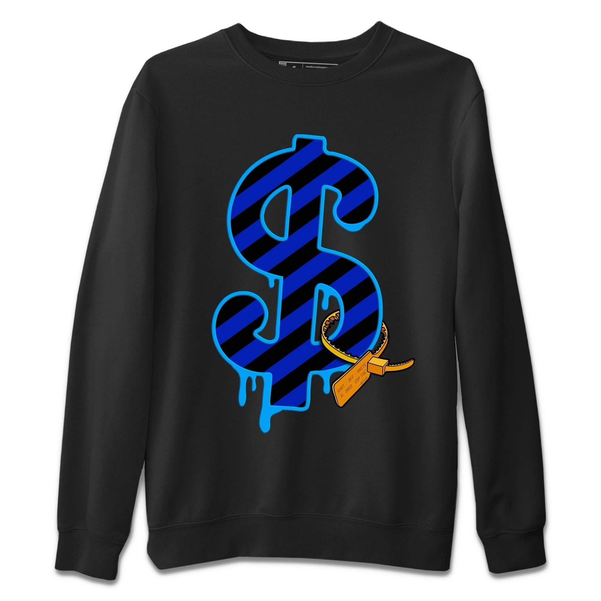 Jordan 2 OFF-WHITE Black Blue Sneaker Match Tees Dollar Camo Sneaker Tees Jordan 2 OFF-WHITE Black Blue Sneaker Release Tees Unisex Shirts
