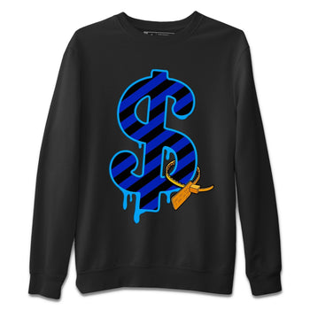 Jordan 2 OFF-WHITE Black Blue Sneaker Match Tees Dollar Camo Sneaker Tees Jordan 2 OFF-WHITE Black Blue Sneaker Release Tees Unisex Shirts