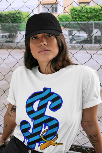 Jordan 2 OFF-WHITE Black Blue Sneaker Match Tees Dollar Camo Sneaker Tees Jordan 2 OFF-WHITE Black Blue Sneaker Release Tees Unisex Shirts