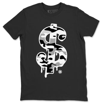 Jordan 4 Military Black Sneaker Match Tees Dollar Camo Sneaker Tees Jordan 4 Military Black Sneaker Release Tees Unisex Shirts