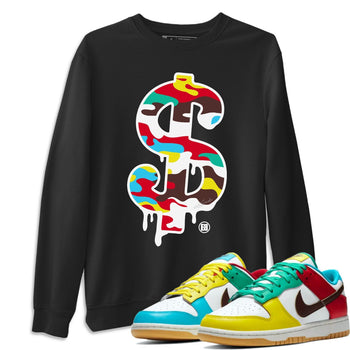 Dunk Free 99 White Sneaker Match Tees Dollar Camo Sneaker Tees Dunk Free 99 White Sneaker Release Tees Unisex Shirts