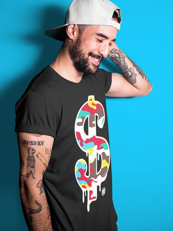 Dunk Free 99 White Sneaker Match Tees Dollar Camo Sneaker Tees Dunk Free 99 White Sneaker Release Tees Unisex Shirts