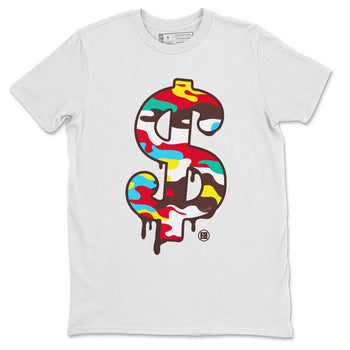 Dunk Free 99 White Sneaker Match Tees Dollar Camo Sneaker Tees Dunk Free 99 White Sneaker Release Tees Unisex Shirts