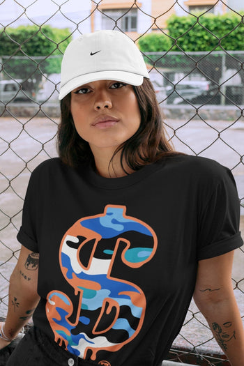 Yeezy 700 Bright Blue Sneaker Match Tees Dollar Camo Sneaker Tees Yeezy 700 Bright Blue Sneaker Release Tees Unisex Shirts