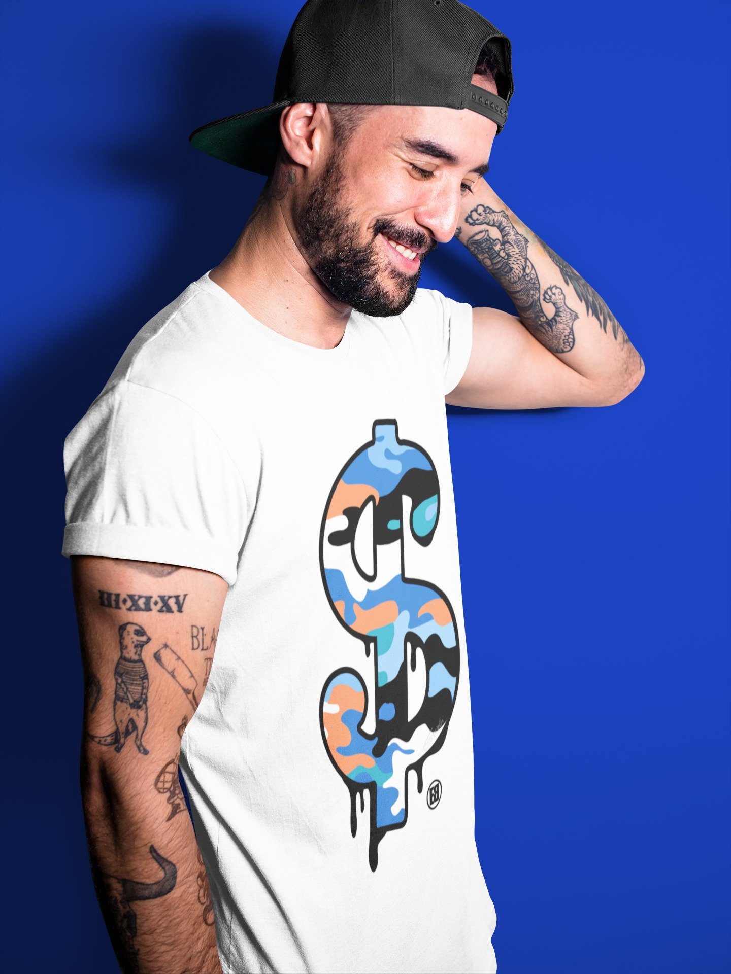 Yeezy 700 Bright Blue Sneaker Match Tees Dollar Camo Sneaker Tees Yeezy 700 Bright Blue Sneaker Release Tees Unisex Shirts