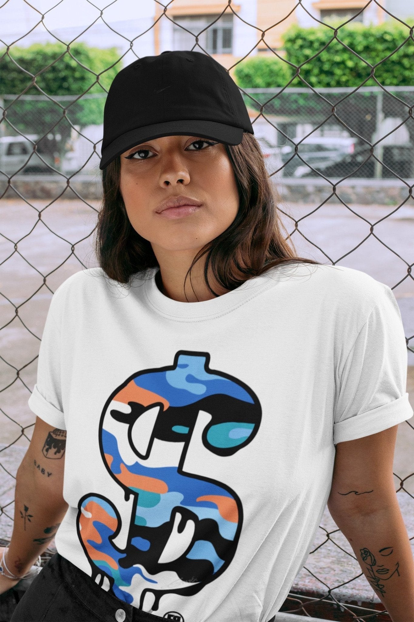 Yeezy 700 Bright Blue Sneaker Match Tees Dollar Camo Sneaker Tees Yeezy 700 Bright Blue Sneaker Release Tees Unisex Shirts