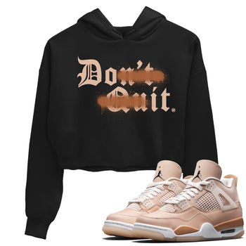 Jordan 4 Shimmer Sneaker Match Tees Don't Quit Do It Sneaker Tees Jordan 4 Shimmer Sneaker Release Tees Women's Shirts