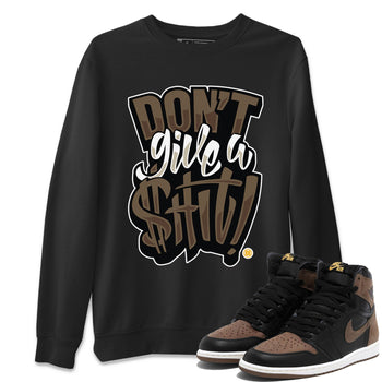 Jordan 1s Palomino shirt to match jordans Don't Give A Shit sneaker tees Air Jordan 1 Palomino SNRT Sneaker Release Tees Unisex Black 1 T-Shirt