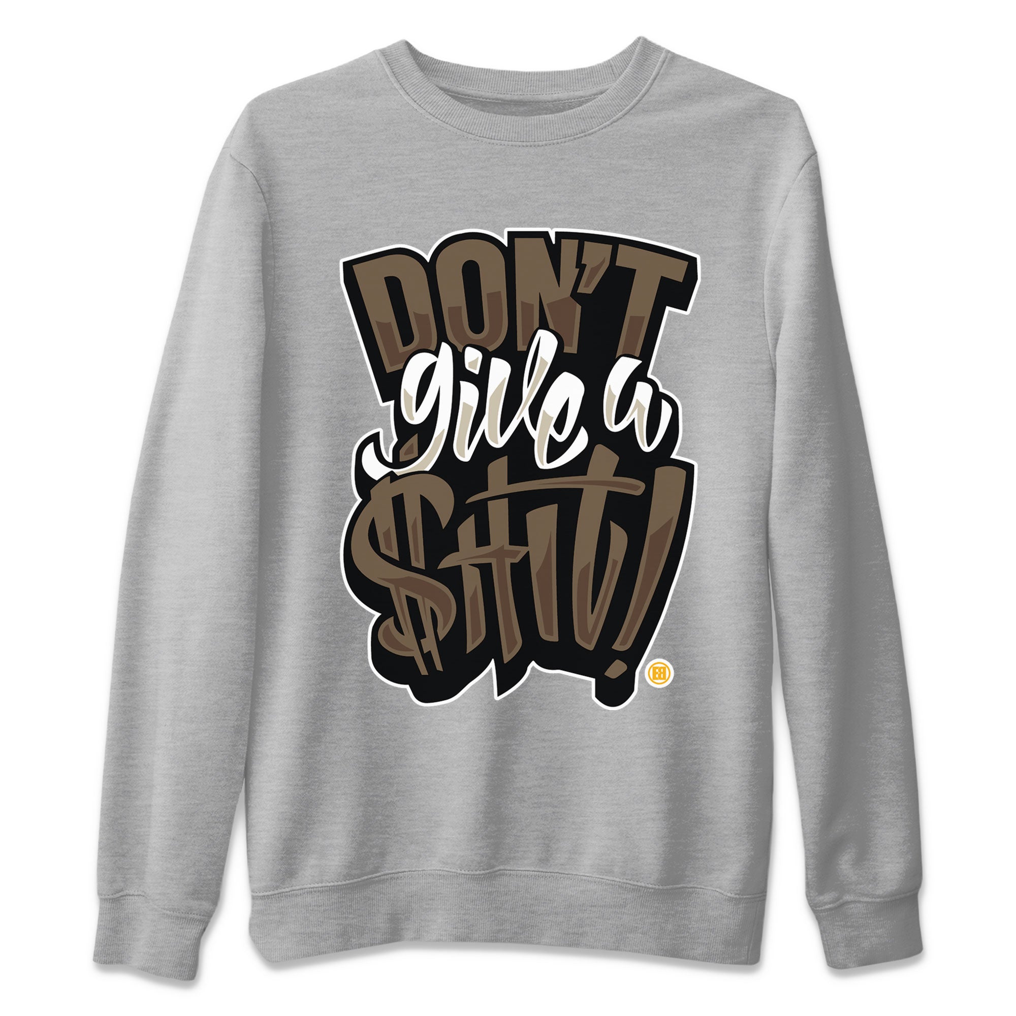 Jordan 1s Palomino shirt to match jordans Don't Give A Shit sneaker tees Air Jordan 1 Palomino SNRT Sneaker Release Tees Unisex Heather Grey 2 T-Shirt