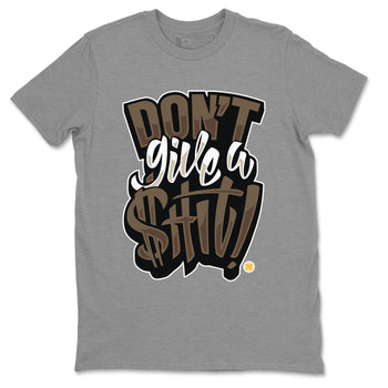 Jordan 1s Palomino shirt to match jordans Don't Give A Shit sneaker tees Air Jordan 1 Palomino SNRT Sneaker Release Tees Unisex Heather Grey 2 T-Shirt
