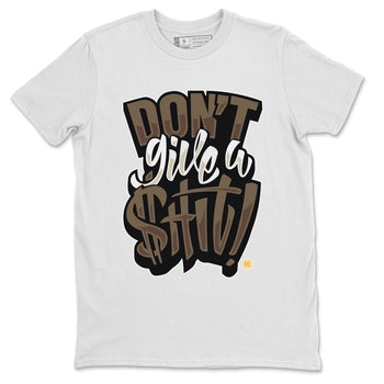 Jordan 1s Palomino shirt to match jordans Don't Give A Shit sneaker tees Air Jordan 1 Palomino SNRT Sneaker Release Tees Unisex White 2 T-Shirt