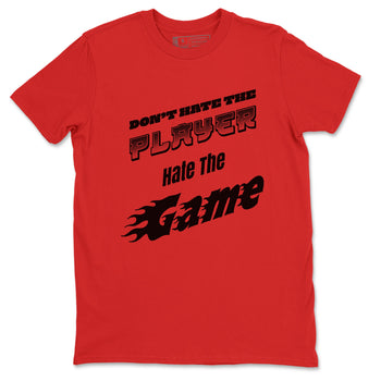 Air Jordan 1 Satin Bred shirt to match jordans Don't Hate The Player sneaker tees AJ1Satin Bred SNRT Sneaker Release Tees Unisex Red 2 T-Shirt