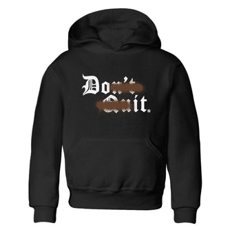 AF1 Chocolate shirt to match jordans Don't Quit Do It sneaker tees Air Force 1 Chocolate SNRT Sneaker Tees Youth Kid's Baby Shirt Black 2 T-Shirt