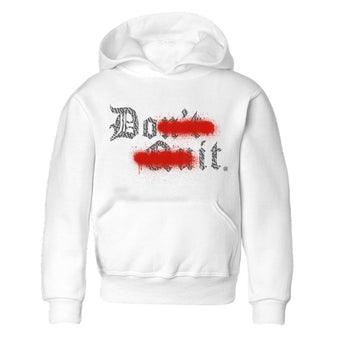 Air Jordan 3 White Cement Sneaker Match Tees Don't Quit Do It Sneaker Tees Air Jordan 3 Retro White Cement Sneaker Release Tees Kids Shirts White 2