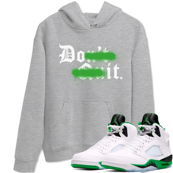 5s Lucky Green shirt to match jordans Don't Quit Do It sneaker tees Air Jordan 5 Retro Lucky Green SNRT Sneaker Release Tees Cotton Sneaker Tee Heather Grey 1 T-Shirt