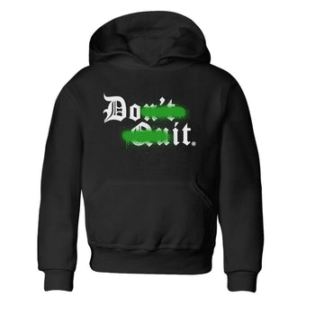 5s Lucky Green shirt to match jordans Don't Quit Do It sneaker tees Air Jordan 5 Retro Lucky Green SNRT Sneaker Tees Youth Kid's Baby Shirt Black 2 T-Shirt