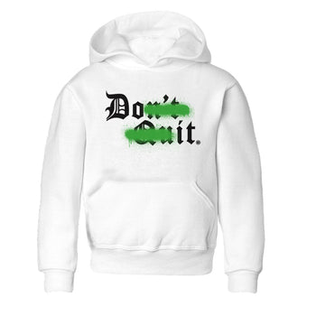 5s Lucky Green shirt to match jordans Don't Quit Do It sneaker tees Air Jordan 5 Retro Lucky Green SNRT Sneaker Tees Youth Kid's Baby Shirt White 2 T-Shirt