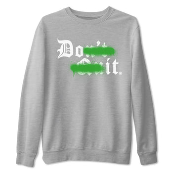 5s Lucky Green shirt to match jordans Don't Quit Do It sneaker tees Air Jordan 5 Retro Lucky Green SNRT Sneaker Release Tees Cotton Sneaker Tee Heather Grey 2 T-Shirt