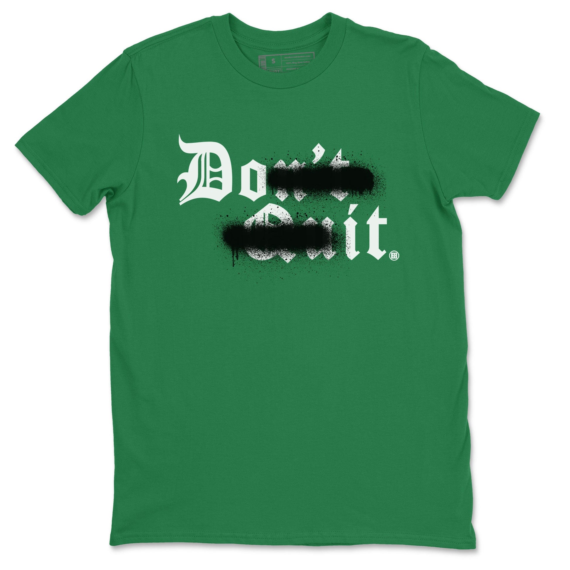 5s Lucky Green shirt to match jordans Don't Quit Do It sneaker tees Air Jordan 5 Retro Lucky Green SNRT Sneaker Release Tees Cotton Sneaker Tee Kelly Green 2 T-Shirt