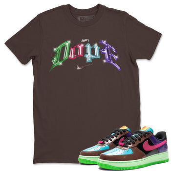 Air Force 1 Undefeated Fauna Brown Sneaker Match Tees Dope Sneaker Tees Air Force 1 Undefeated Fauna Brown Sneaker Release Tees Unisex Shirts