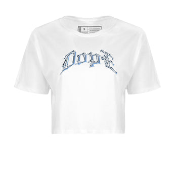 Air Jordan 1 Retro High OG UNC Toe Shirt to match Jordans Dope Sneaker Tees 1s UNC Toe SNRT Sneaker Release Tees Crop T-Shirts White 2