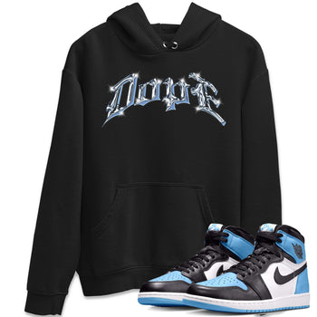 Air Jordan 1 Retro High OG UNC Toe Shirt to match Jordans Dope Sneaker Tees 1s UNC Toe SNRT Sneaker Release Tees Crew Neck T-Shirts Black 1