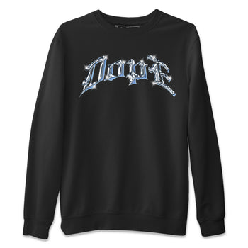 Air Jordan 1 Retro High OG UNC Toe Shirt to match Jordans Dope Sneaker Tees 1s UNC Toe SNRT Sneaker Release Tees Crew Neck T-Shirts Black 2
