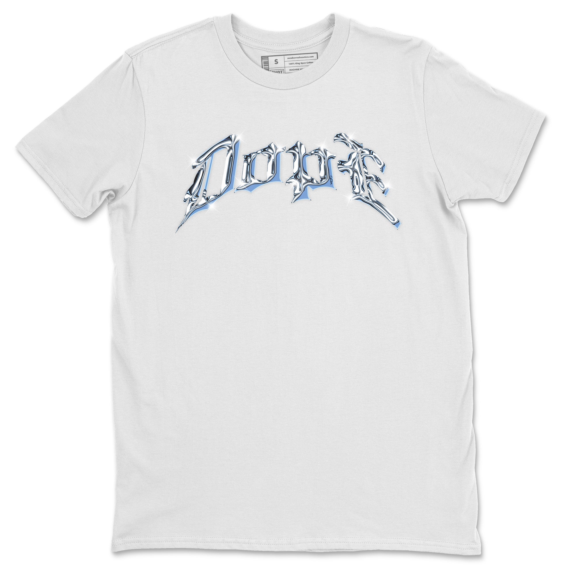 Air Jordan 1 Retro High OG UNC Toe Shirt to match Jordans Dope Sneaker Tees 1s UNC Toe SNRT Sneaker Release Tees Crew Neck T-Shirts White 2